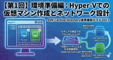 【第1回】環境準備編：Hyper-Vでの仮想マシン作成とネットワーク設計